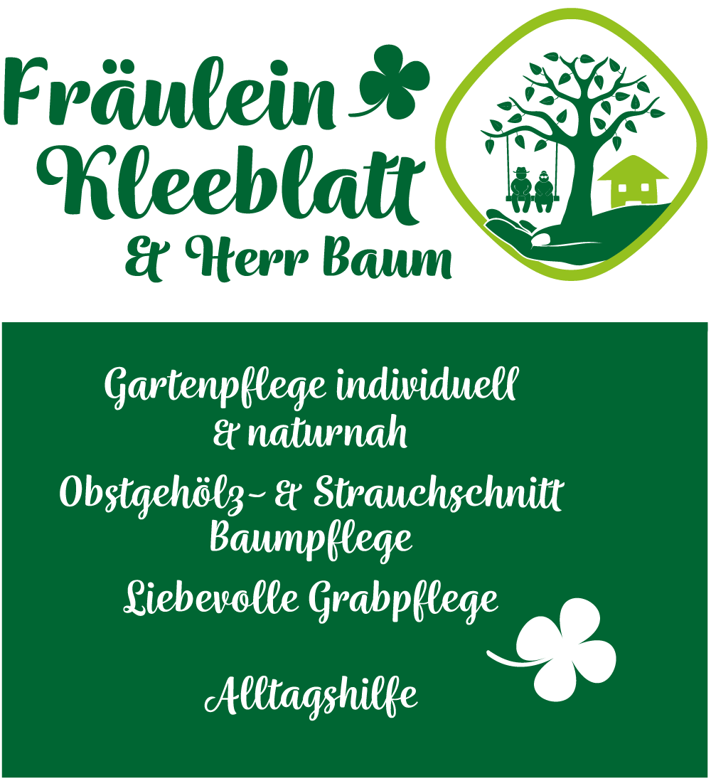 Fräulein Kleeblatt & Herr Baum Gartenprofis in Raum Berlin. Von Grabpflege bis Baumbeschnitt, Hilfe aus erster Hand!